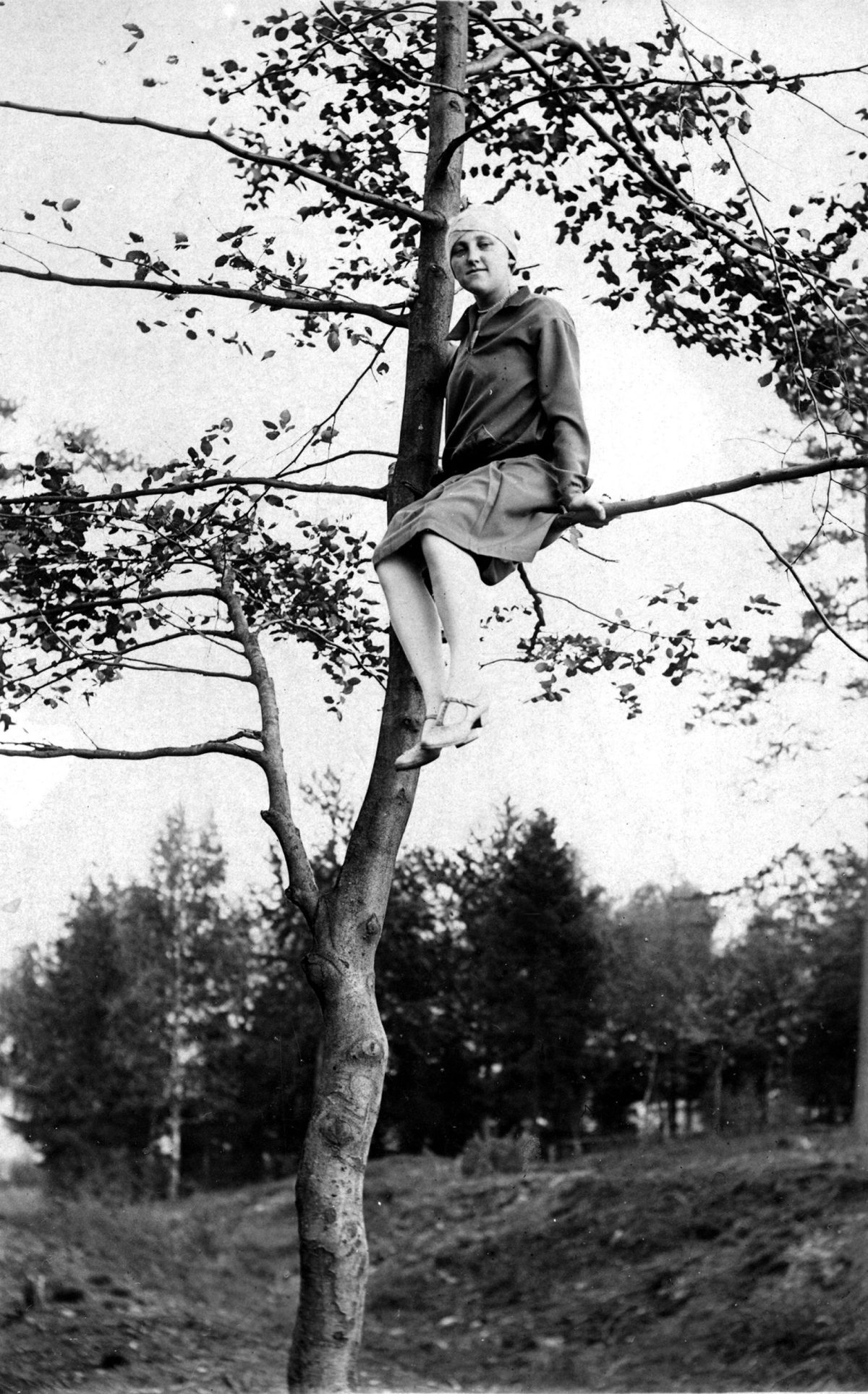 women in trees