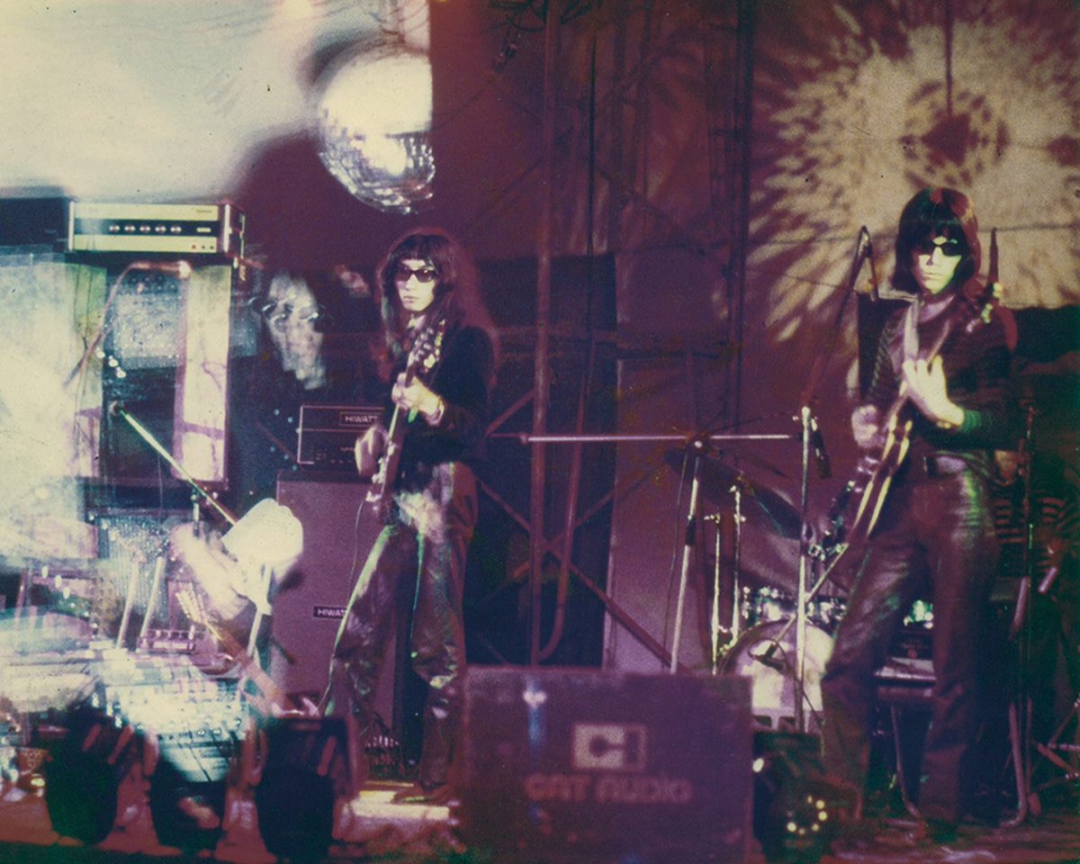 Les Rallizes Dénudés performing in 1976. Photograph by Aquilha Mochiduki
