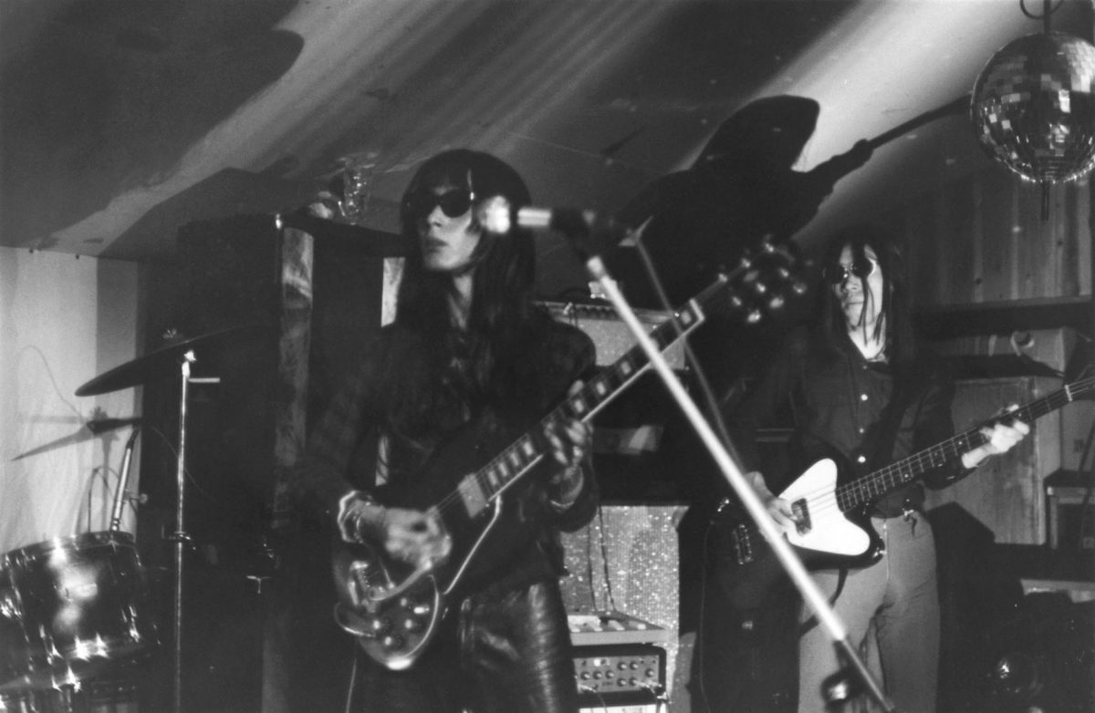 Les Rallizes Dénudés performing in 1976. Photograph by Shigeo Matsumoto