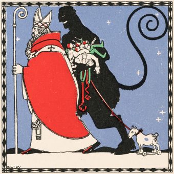 Josef Diveky Paints The Krampus And Other Terrible Monsters For The Wiener Werkstätte