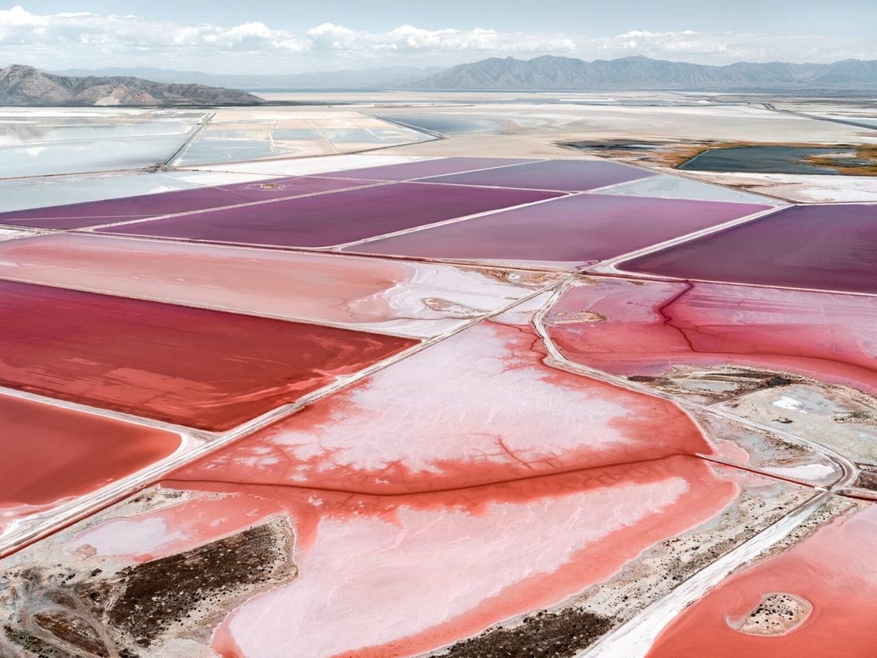 Incredible Aerial Photography Of Salt Farms