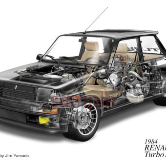 Car Cutaway Illustrator Jiro Yamada Turned Technical Briefs Into Fine Art