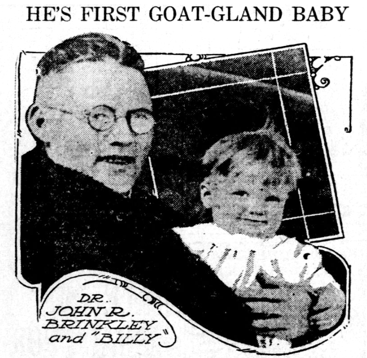 Dr Brinkley goat