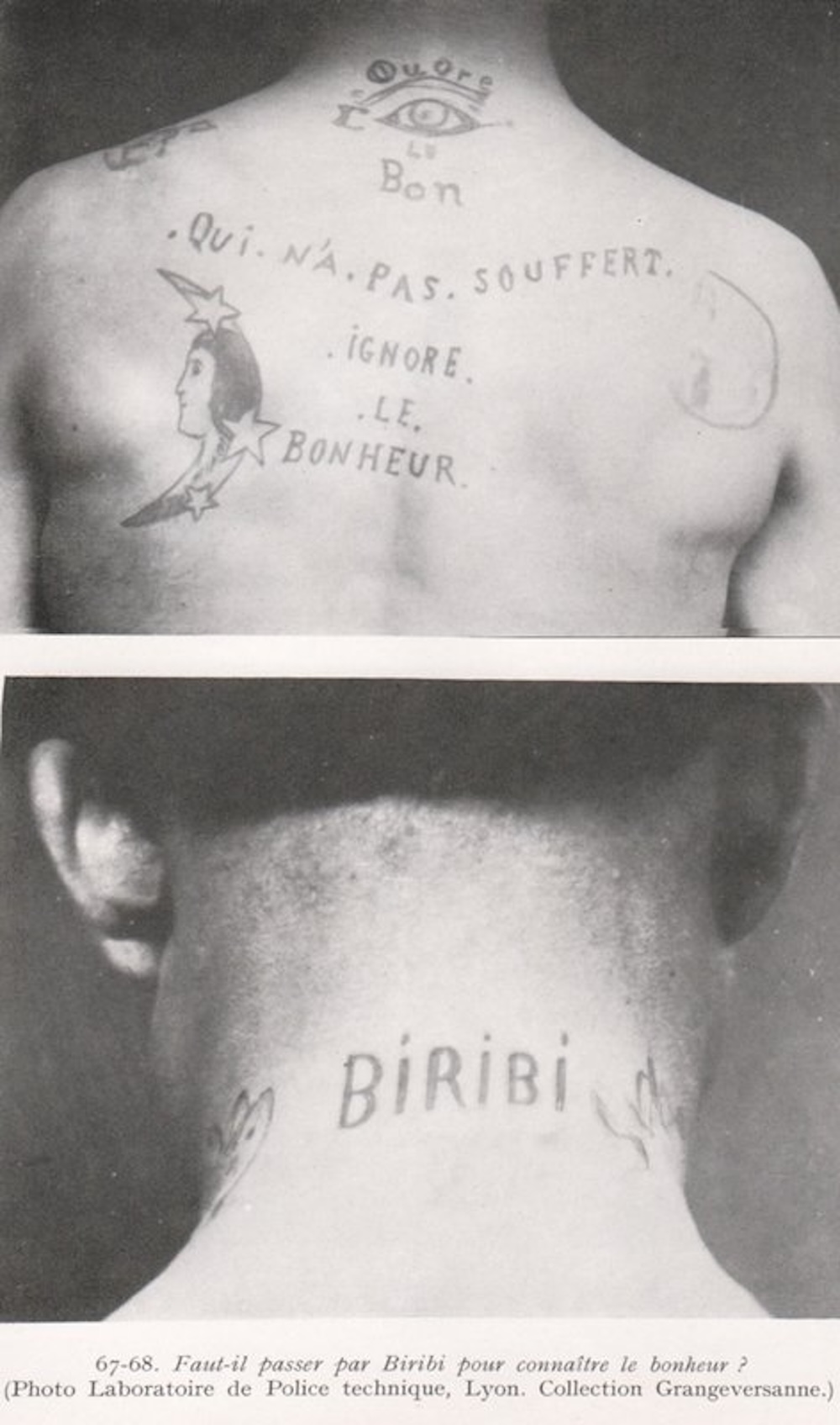 19th century French tattoos