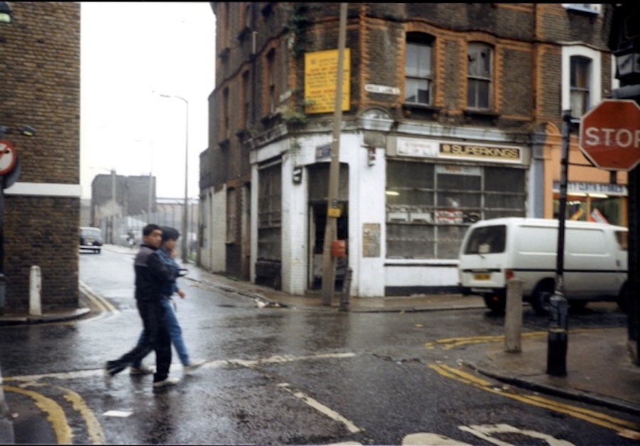 Harry Fishman’s shop, corner of Quaker St, 19 September 1987