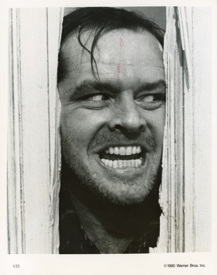 Jack Nicholson (American, 1937), The Shining (1980) 8″ x 10″