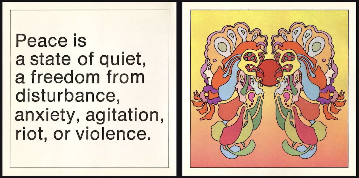 Peter Max Peace 1970