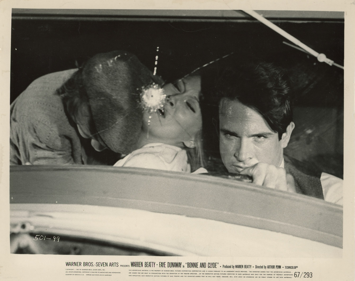 Warren Beatty (American, 1937) and Faye Dunaway (American, 1941), Bonnie and Clyde (1967) 8″ x 10″