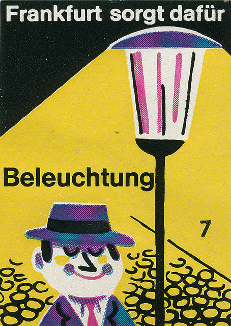 german vintage matchbox