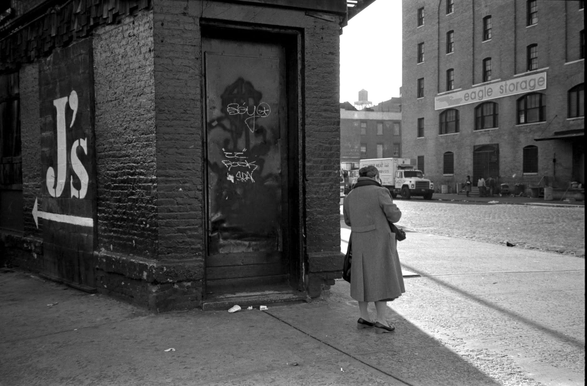 Hudson St., West Village. 1984. Photo (c) Jeff Rothstein