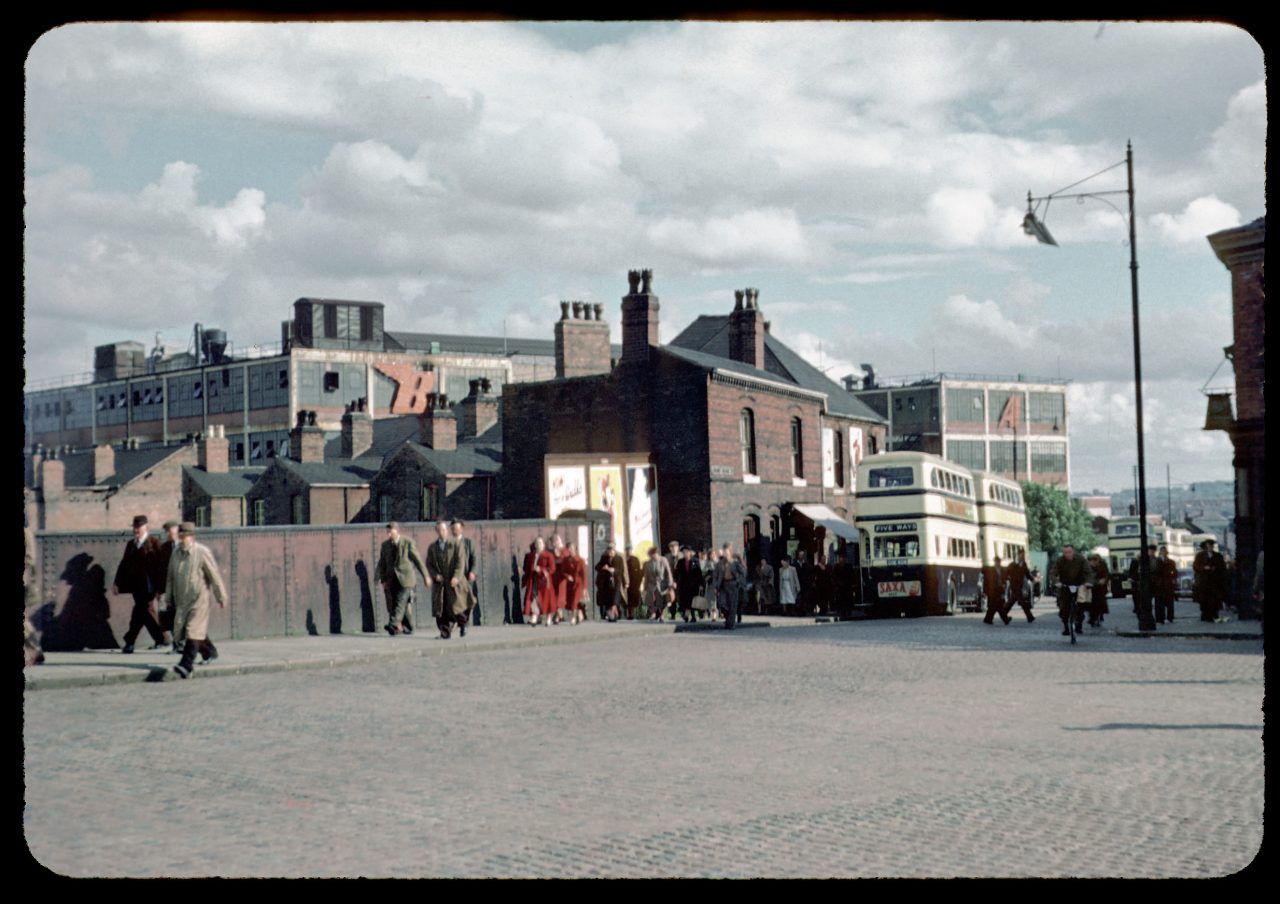 Photograph of Golden Hillock Road, Small Heath, taken in 1953.
