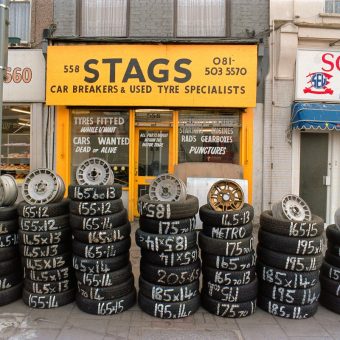 Local Tyre Shops in 1980s and 1990s London