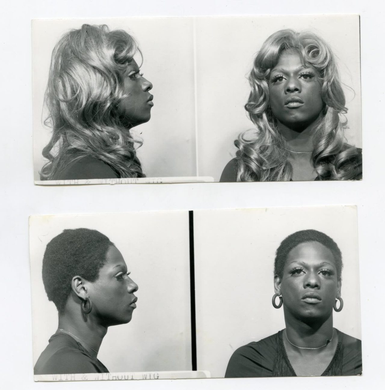 Police Mugshots of Black Trans Women Arrested for Cross-Dressing or Female Impersonation in 1970s Philadelphia