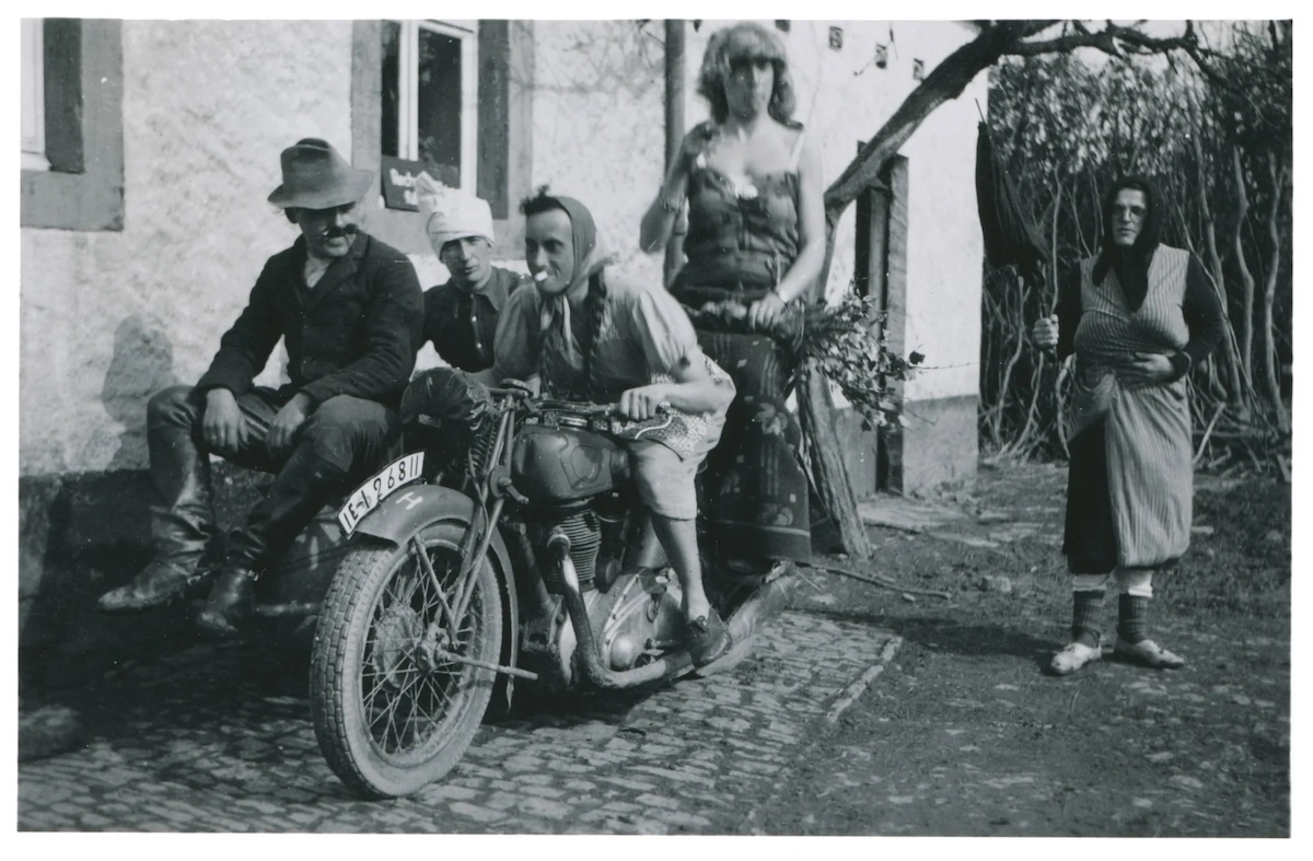Nazi soldiers dressed as women