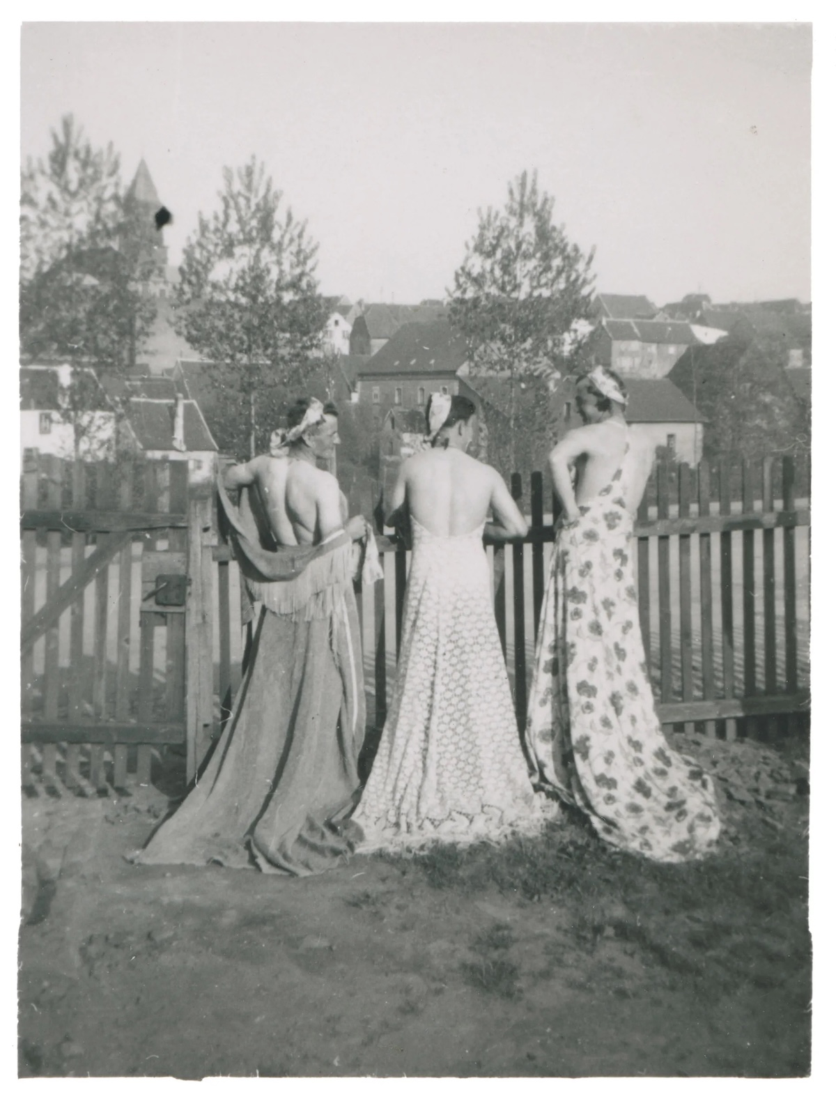 Nazi soldiers dressed as women