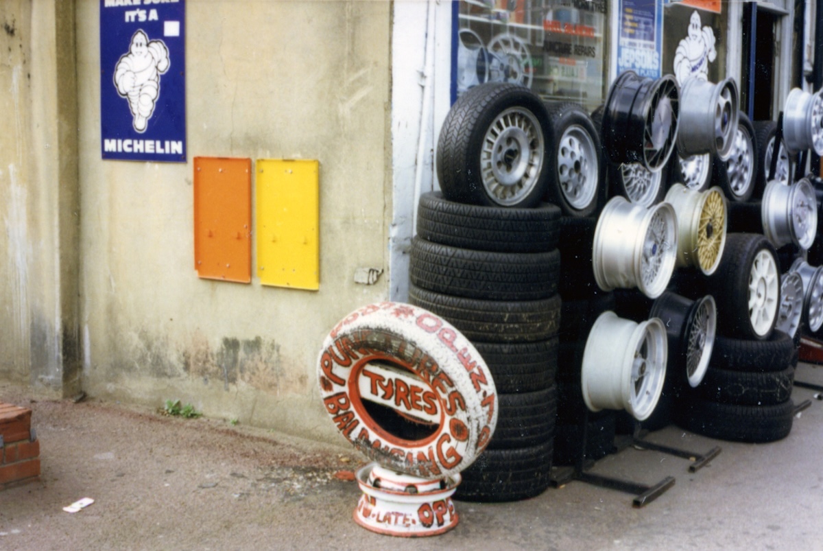 Tyres, East Ham, Newham, 1992